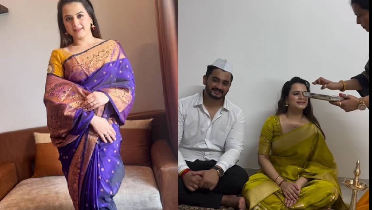 सध्या अधिक महीना सुरू असून यानिमित्ताने मुलीचे आई-वडील हे लेक -जावयाला घरी बोलावतात. छान जेवण, पाहुणाचार करून लेकीला-जावयाला भेटवस्तू दिल्या जातात. प्राजक्ताचा अधिक मास सणही असाच मोठ्या उत्साहात पार पडला. फरक फक्त एवढाच की यासाठी ती आई-वडिलांच्या घरी गेली नव्हती, तर तेच तिच्या घरी आले. याबद्दलचा एक सुंदर व्हिडीओ शेअर करत प्राजक्ताने छानशी पोस्टही लिहीली आहे. हिरव्या साडीत ती खूप सुंदर दिसत होती. 