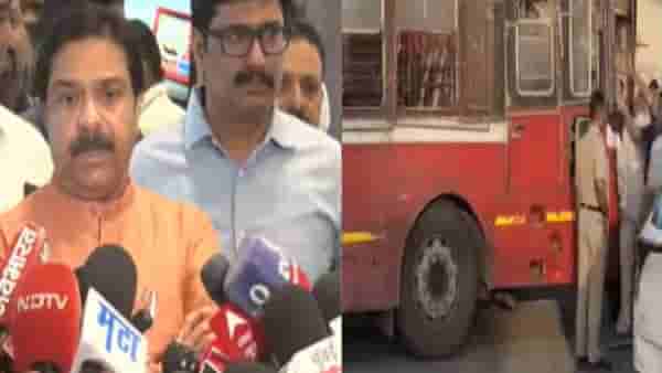 Best Bus Strike : 382 नंबरची भरलेली बेस्ट बस रिकामी केल्यानंतर प्रसाद लाड खवळले, स्थिती सामान्य होण्याबाबत दिली महत्वाची अपडेट