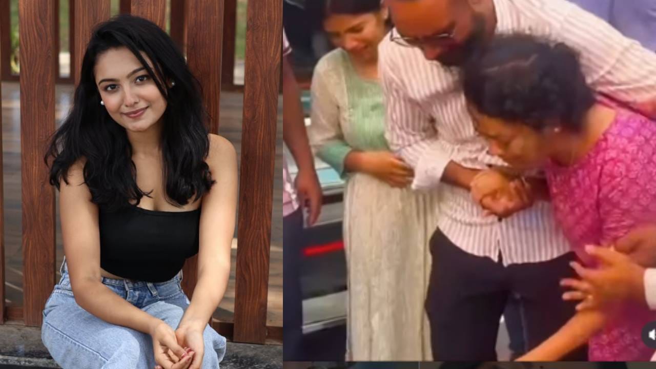 Sanchita Ugale Death : ' ए संचू, बबडू उठ ना गं.. मला आई म्हण ना..' संचिताच्या पार्थिवाशेजारी आईचा आक्रोश, हदय हेलावणारी हाक, Video Sanchita Ugale Death : ' ए संचू, बबडू उठ ना गं.. मला आई म्हण ना..' संचिताच्या पार्थिवाशेजारी आईचा आक्रोश, हदय हेलावणारी हाक, Video