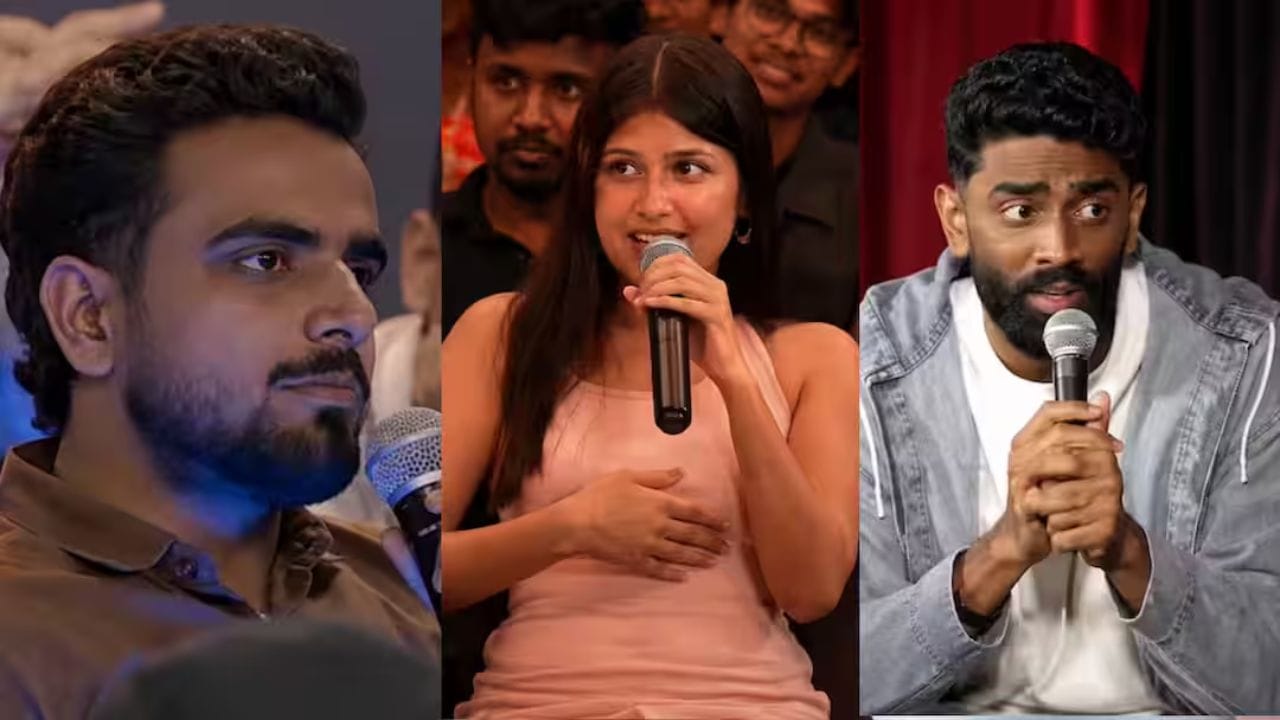 स्टँडअप कॉमेडियन प्रणित मोरे याच्या शोमधील महिलांच्याविरोधातील अश्लिल शेरेबाजीमुळे डार्क कॉमेडिच्या नावावर महिलांचा अपमान केल्याने आता खारघर येथील महिलांनी प्रणित मोरेचे घर गाठत तेथे आंदोलन केले.