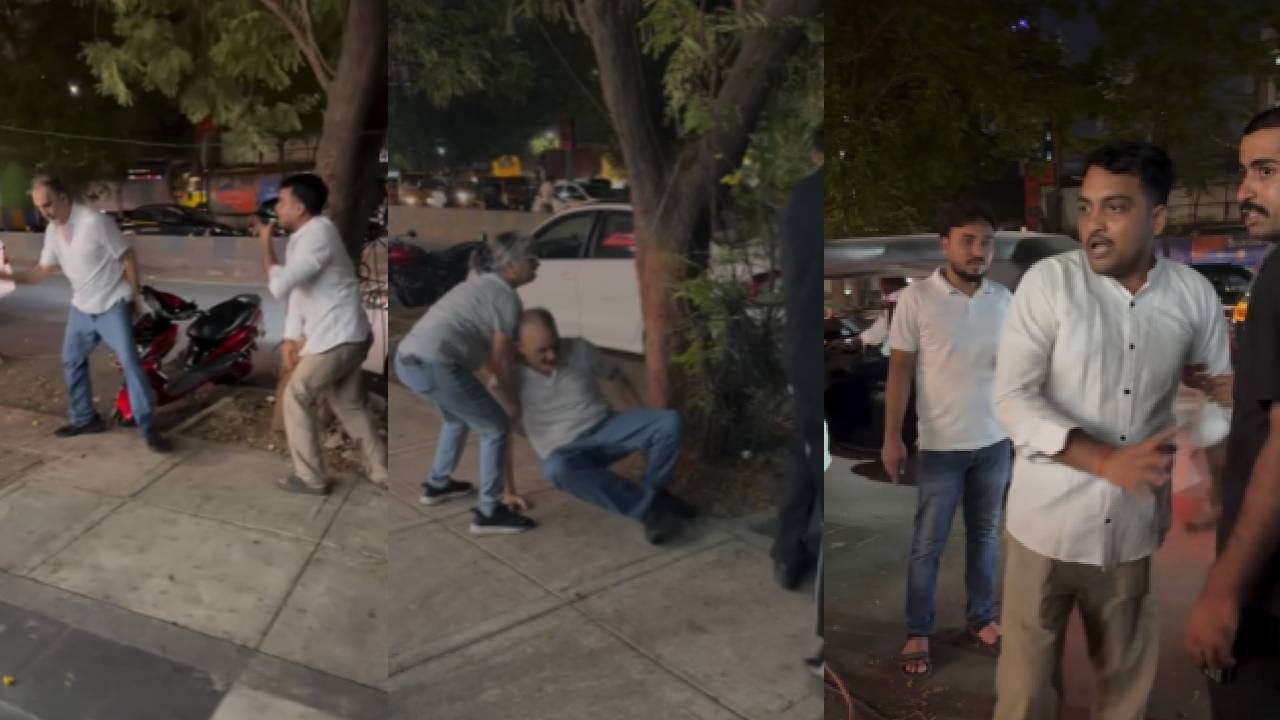 ठाणं हादरलं ! किरकोळ वादातून परप्रांतीयाची वृद्धाला बेदम मारहाण, व्हिडिओ व्हायरल होताच... ठाणं हादरलं ! किरकोळ वादातून परप्रांतीयाची वृद्धाला बेदम मारहाण, व्हिडिओ व्हायरल होताच...