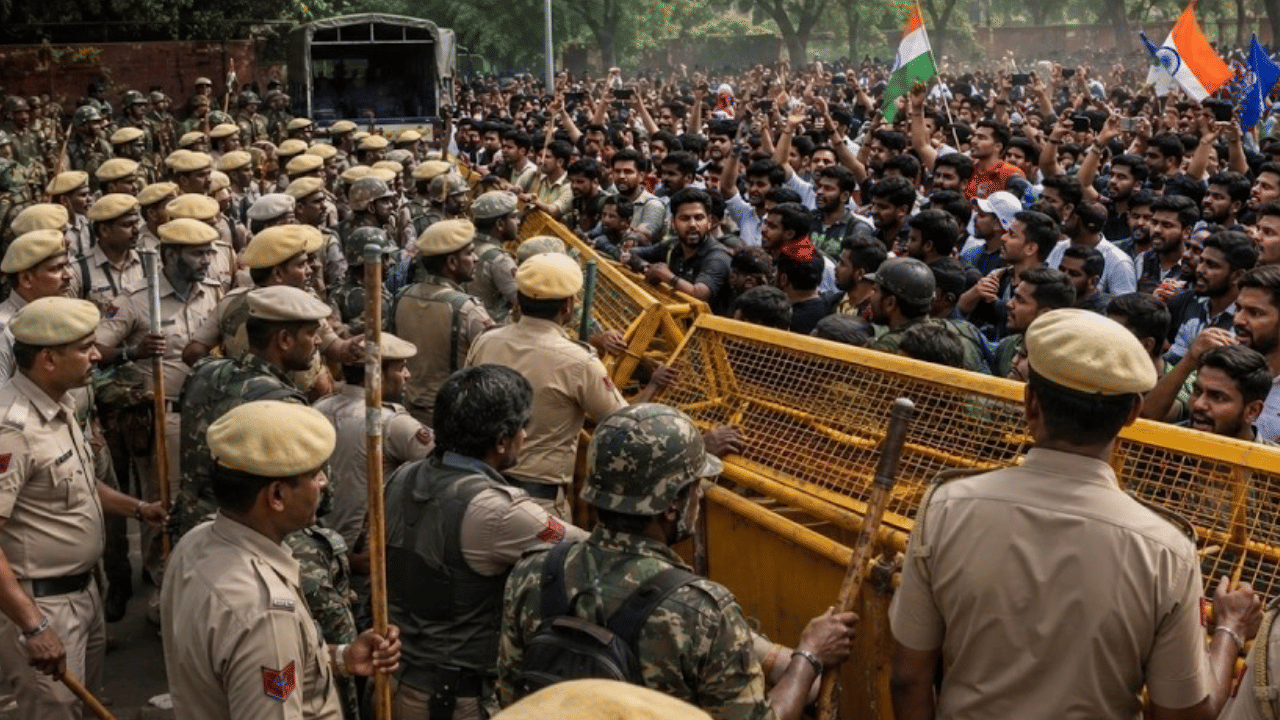 दिल्लीत मोठ्या घडमोडी! पुन्हा पोलिसांचा आंदोलकांवर लाठीचार्ज अन् जंतर मंतरवर मोठा गोंधळ