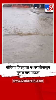 गोंदिया जिल्ह्यात मध्यरात्रीपासून मुसळधार पाऊस-1701861
