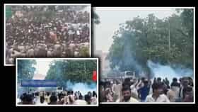 आंदोलकांचा मार्च निघताच संसद भवनाचे दरवाजे बंद, आंदोलन चिघळलं.