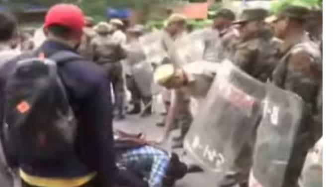 CJP Protest Delhi : दिल्लीच्या कॅनॉट प्लेसमध्ये गाड्या फोडल्या; हिंसक वळण