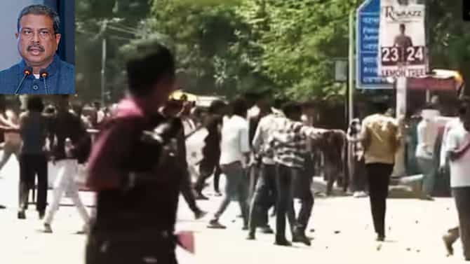 धर्मेंद्र प्रधानांचा राजीनामा तरी पेटलं हे राज्य... अनेक जिल्ह्यात तुफान दगडफेक, दिसला की झोडपला, पोलिसांचा लाठीहल्ला, अनेक गंभीर जखमी