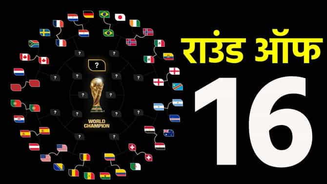FIFA 2026 Round of 16 : राउंड ऑफ 16 फेरीतील सर्व संघ ठरले, जाणून घ्या कसे होणार सामने