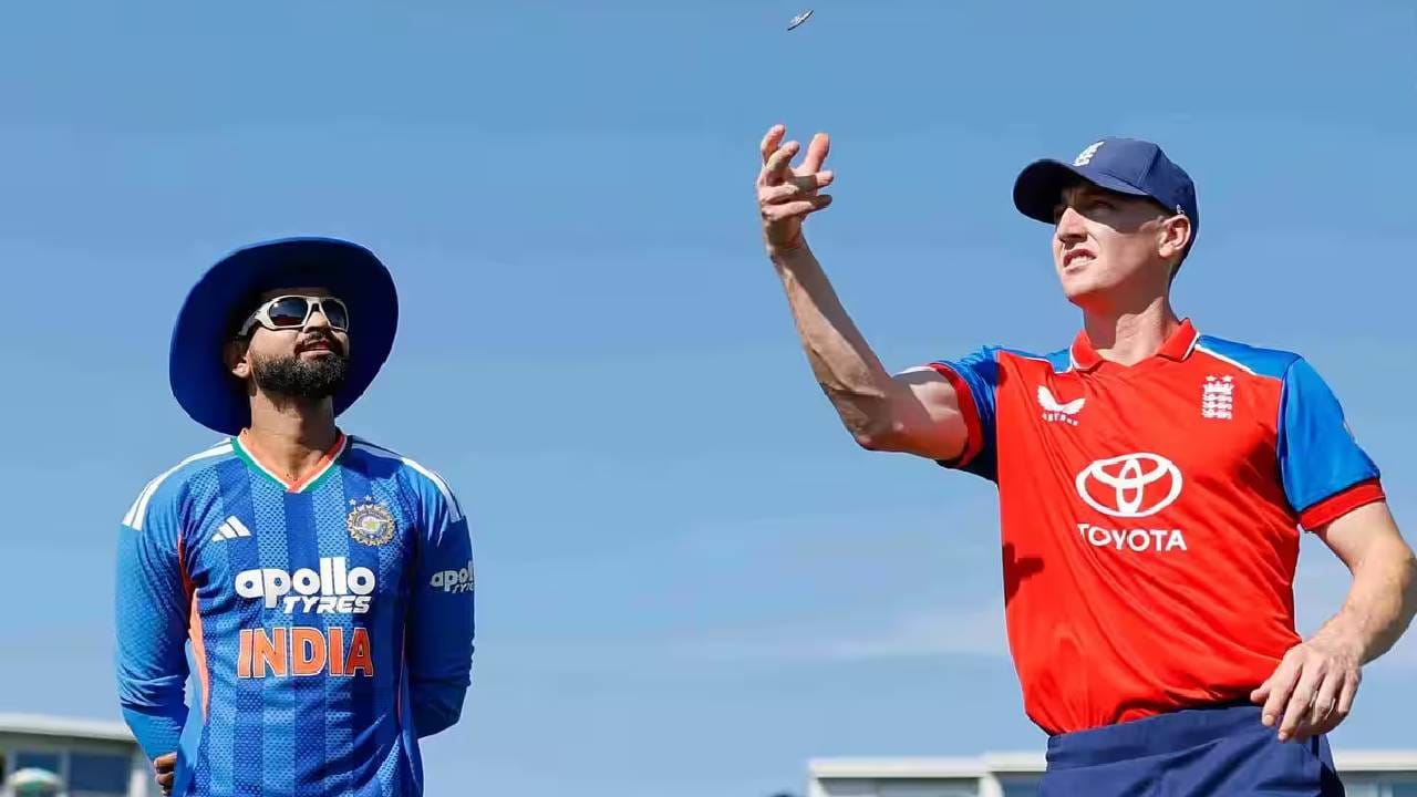 IND vs ENG 5th T20: सलग पाचव्या सामन्यात श्रेयस अय्यरने जिंकली नाणेफेक, संजूला संधी; तर वैभव आऊट IND vs ENG 5th T20: सलग पाचव्या सामन्यात श्रेयस अय्यरने जिंकली नाणेफेक, संजूला संधी; तर वैभव आऊट