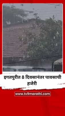 इगतपुरीत 8 दिवसांच्या विश्रांतीनंतर पावसाची हजेरी-1712861