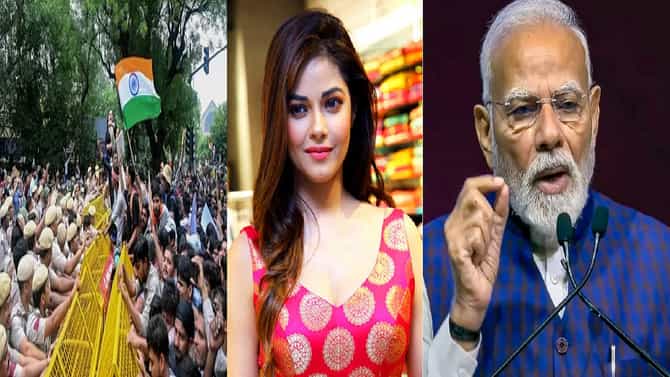 पंतप्रधान मोदींविरोधात अपशब्द, प्रियांका चोप्राच्या बहिणीने आंदोलकांना झापलं, म्हणाली..