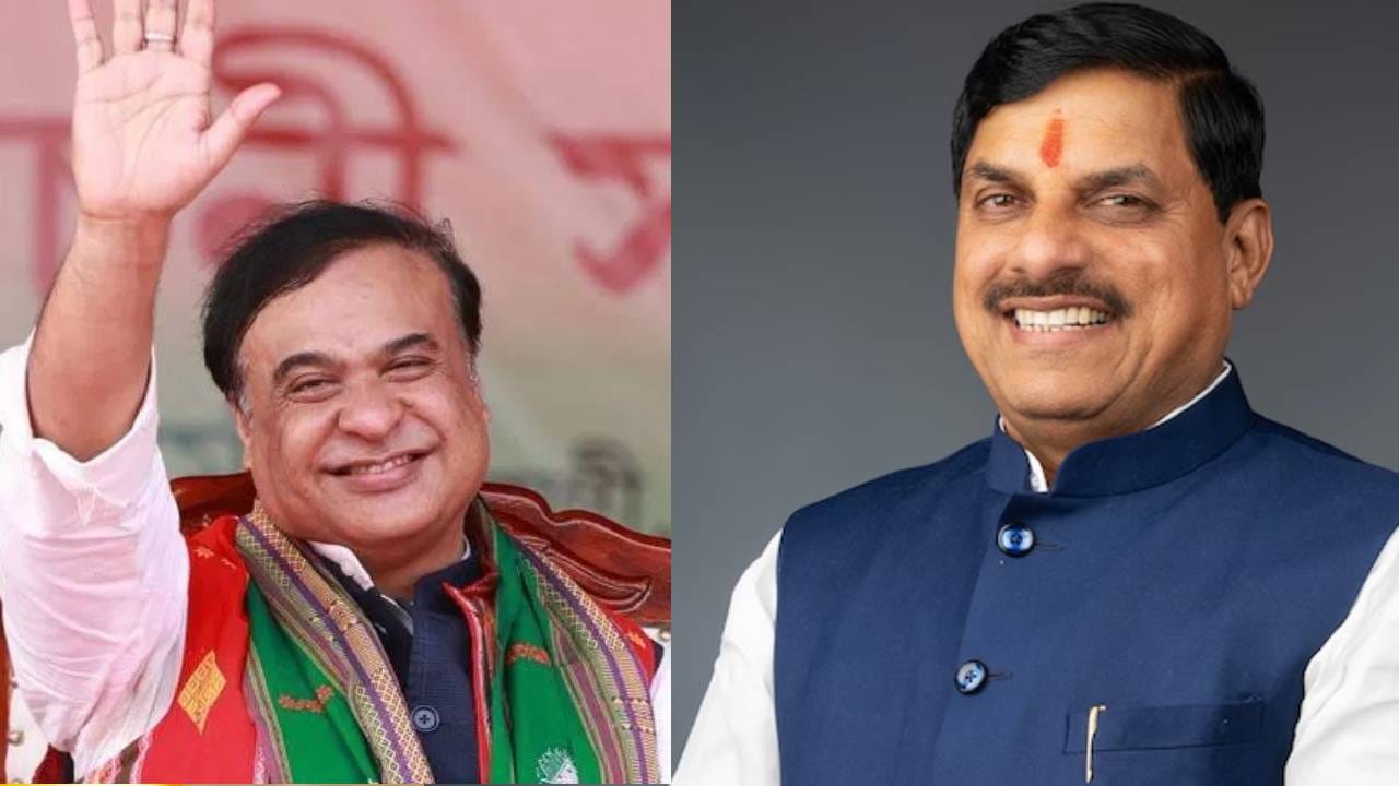 मध्य प्रदेशचे मोहन यादव यांची संपत्ती 42.04 कोटी आहे. आसामचे हिमंता बिस्वा सरसा यांची संपत्ती 35.16 कोटी आहे.