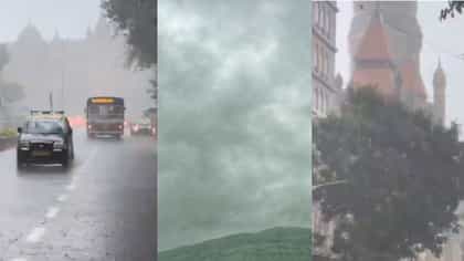 राज्यात पावसाचे थैमान! रस्त्यांवर पाणीच पाणी, मुंबई गोवा महामार्गावर..