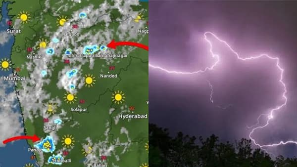 Maharashtra Weather Update : राज्यातील 23 जिल्ह्यांमध्ये पावसाचा मोठा इशारा, वादळी वाऱ्यासह जोरदार पाऊस, 24 तासात..