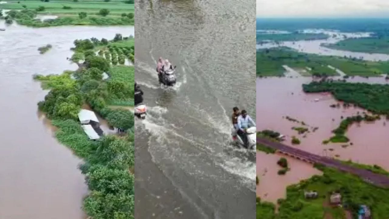 राज्यात पावसाचा हाहाकार! रेड अलर्ट, नद्यांना पूर, अतिमहत्वाच्या कामाशिवाय घराबाहेर पडणे टाळा.. राज्यात पावसाचा हाहाकार! रेड अलर्ट, नद्यांना पूर, अतिमहत्वाच्या कामाशिवाय घराबाहेर पडणे टाळा..