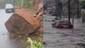 मान्सूनचा तडाखा! मुंबईसह कोकणाला झोडपलं; रस्ते खचले, प्रचंड नुकसान.