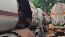 चेंबुर येथे म्हैसूर कॉलनीत केमिकल टँकरचा भीषण स्फोट.