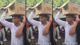 कराळे मास्टर डोक्यावर बिस्कीट पाणी घेऊन थेट जंतरमंतर वर, Viral.