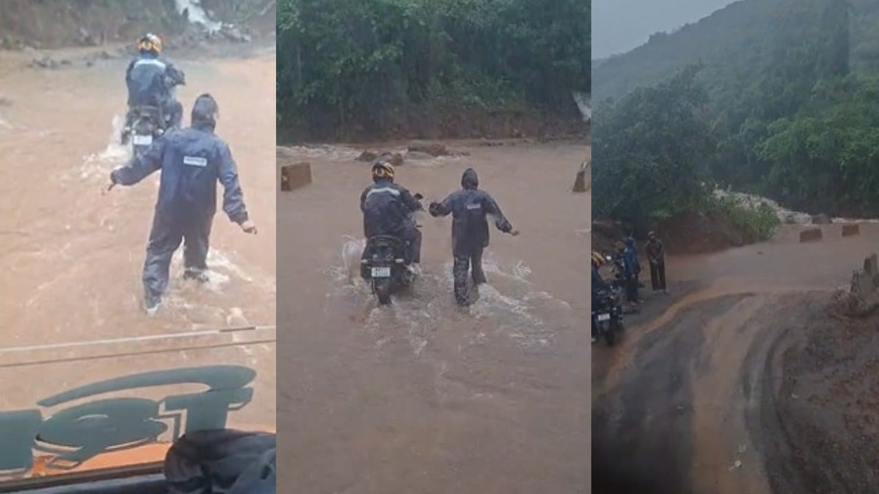  भोर ते महाड रस्त्याच्या रुंदीकरण आणि नविन पूल  मोऱ्यांचे काम सुरु आहे, मात्र शिरगाव आणि वारवंड हद्दीत काम अपूर्ण असल्याने पुलाच्या कामा ठिकाणी पर्यायी तात्पुरत्या स्वरूपात बनवलेल्या मोरी वरुन पाणी वाहत आहे. पर्यायी मार्ग नसल्याने भोर ते महाड मार्गावर प्रवास करणारे नागरिक या पाण्यातून धोकादायक प्रवास करत आहेत. पावसाच्या प्रवाहामुळे मोरीचा भराव वाहून रस्ता बंद होण्याची शक्यता निर्माण झाली असून हे ठिकाण धोकादायक झाले आहे.