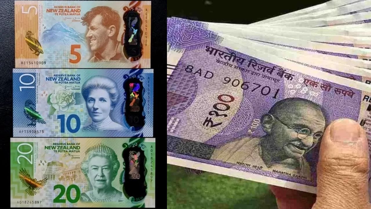 भारताचे 1000 रुपये न्यूझीलंडमध्ये किती होतात? आकडा ऐकून धक्का बसेल भारताचे 1000 रुपये न्यूझीलंडमध्ये किती होतात? आकडा ऐकून धक्का बसेल
