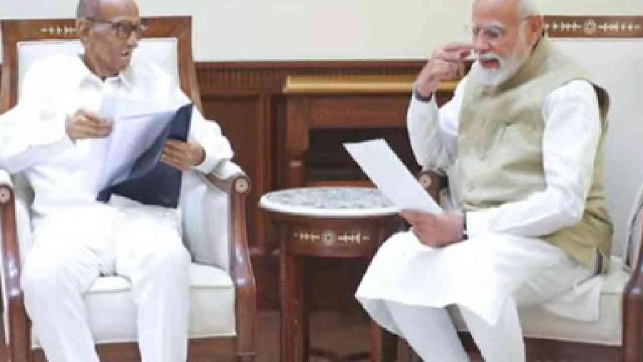 Sharad Pawar Meet PM Modi : शरद पवार दिल्लीत पंतप्रधान मोदींना का भेटले? राष्ट्रवादीचे प्रदेशाध्यक्ष शशिकांत शिंदे यांची पहिली प्रतिक्रिया Sharad Pawar Meet PM Modi : शरद पवार दिल्लीत पंतप्रधान मोदींना का भेटले? राष्ट्रवादीचे प्रदेशाध्यक्ष शशिकांत शिंदे यांची पहिली प्रतिक्रिया