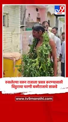 रुसलेल्या वरून राजाला प्रसन्न करण्यासाठी विठुराया चरणी बळीराजाचे साकडे-1714037