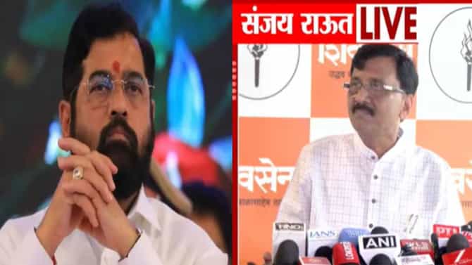 Sanjay Raut : पुढचं टार्गेट ठाणे, थेट एकनाथ शिंदेंच्या निवासस्थानासमोर आंदोलन; संजय राऊत यांची घोषणा