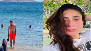Kareena Kapoor-Saif Ali Khan : करीनाने सैफचा बीचवरचा फोटो शेअर करताना म्हटलं हॉट नवरा, नेटीझन्सनी लगेच तिला विचारलं की..
