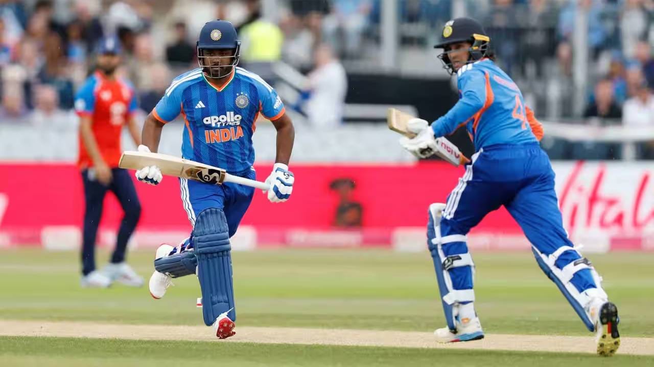 IND vs ENG: पाचव्या टी20 सामन्यात संजू सॅमसनला प्लेइंग 11 मध्ये मिळणार संधी? कोणाचा पत्ता कापणार? IND vs ENG: पाचव्या टी20 सामन्यात संजू सॅमसनला प्लेइंग 11 मध्ये मिळणार संधी? कोणाचा पत्ता कापणार?