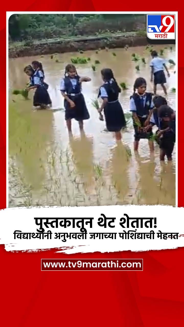 पुस्तकातून थेट शेतात! विद्यार्थ्यांनी अनुभवली जगाच्या पोशिंद्याची मेहनत-1722080