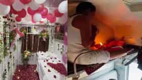 चालत्या गाडीत प्रवाशाचे प्रताप पाहून नेटीजन्स अवाक् , Video.