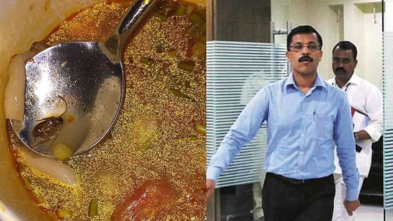 सूपमध्ये सापडले झुरळ, फ्रिजमधील मांस पाहून थेट परवाना रद्द, तुकाराम मुंडे यांची मोठी कारवाई.. सूपमध्ये सापडले झुरळ, फ्रिजमधील मांस पाहून थेट परवाना रद्द, तुकाराम मुंडे यांची मोठी कारवाई..
