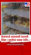 बदलापुरात  बेकरीतील खारीवर उंदीर फिरताना आढळला...