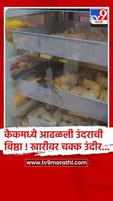 बदलापुरात  बेकरीतील खारीवर उंदीर फिरताना आढळला...-1720899