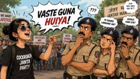 ‘Vasteguna Huiya’? म्हणजे काय रे भाऊ? Gen Z पोस्टर्सचा नुसता धुमाकूळ.