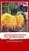 सातारा : तडवळेत अनोखा बेंदूर; बैलांवर साकारलं 'जंतर-मंतरवरील आंदोलन'
