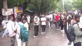 CJP Protest : रात्रभर पाऊस, तरीही सीजेपीचं आंदोलन रात्री पासून पुन्हा सुरू, VIDEO
