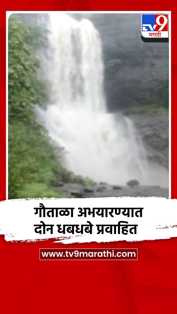 गौताळा अभयारण्यात दोन धबधबे प्रवाहित-1711541