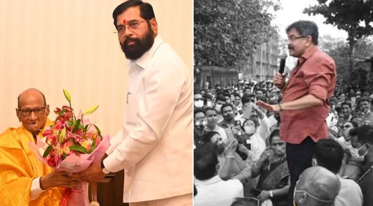 34 वर्षांनी विधानभवनात, अचानक शरद पवार एकनाथ शिंदेंच्या दालनात, भेटीमागे 'राज'कारण काय? बड्या नेत्याने सगळं सांगितलं 34 वर्षांनी विधानभवनात, अचानक शरद पवार एकनाथ शिंदेंच्या दालनात, भेटीमागे 'राज'कारण काय? बड्या नेत्याने सगळं सांगितलं