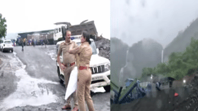 धो-धो पावसादरम्यानच गेले फिरायला अन् दोघं... पांडवकडा धबधब्यावर मोठी-1705050