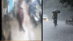 राज्यात मुसळधार पावासाचा आणखी एक बळी, CCTV तून धक्कादायक माहिती समोर.