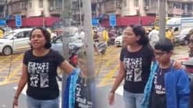 Video : अरे कसलं संरक्षण देताय, पोलिसांवर महिला प्रचंड संतापली, राऊतांनी ट्वीट करत केलं कौतुक!