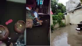 नागपुरात पुराचा तडाखा, 80 वर्षीय आज्जींची सुटका; मुलांना कपाटावर बसवून.