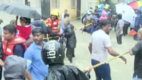 नागपुरात तुफान पाऊस, लोकांची तारांबळ, मैदान पाण्याखाली!.