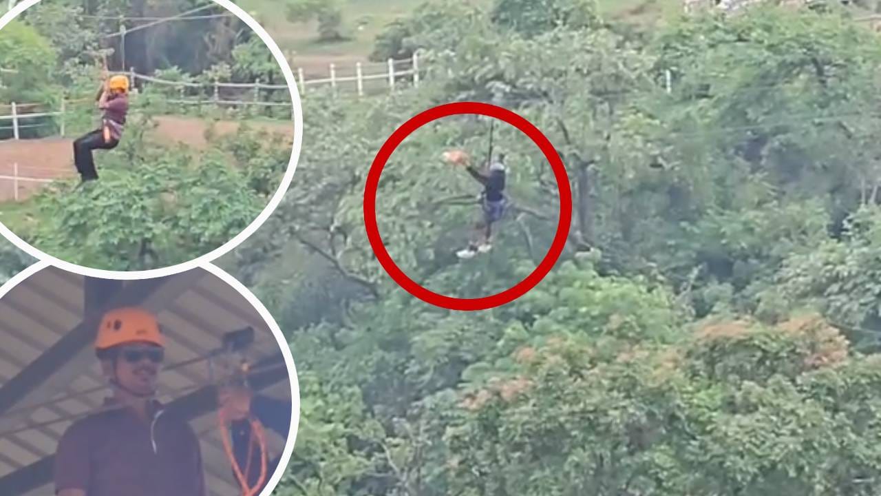 पठ्ठ्या फिरायला गेला अन् जीप लाईनवर अडकला, 3500 फूट खोल दरीत...धक्कादायक घटनेची महाराष्ट्रात चर्चा! पठ्ठ्या फिरायला गेला अन् जीप लाईनवर अडकला, 3500 फूट खोल दरीत...धक्कादायक घटनेची महाराष्ट्रात चर्चा!