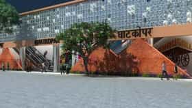 घाटकोपर स्थानकात नवा एलिव्हेटेड डेक, दक्षिणदिशेकडे नवा पादचारी पुल.