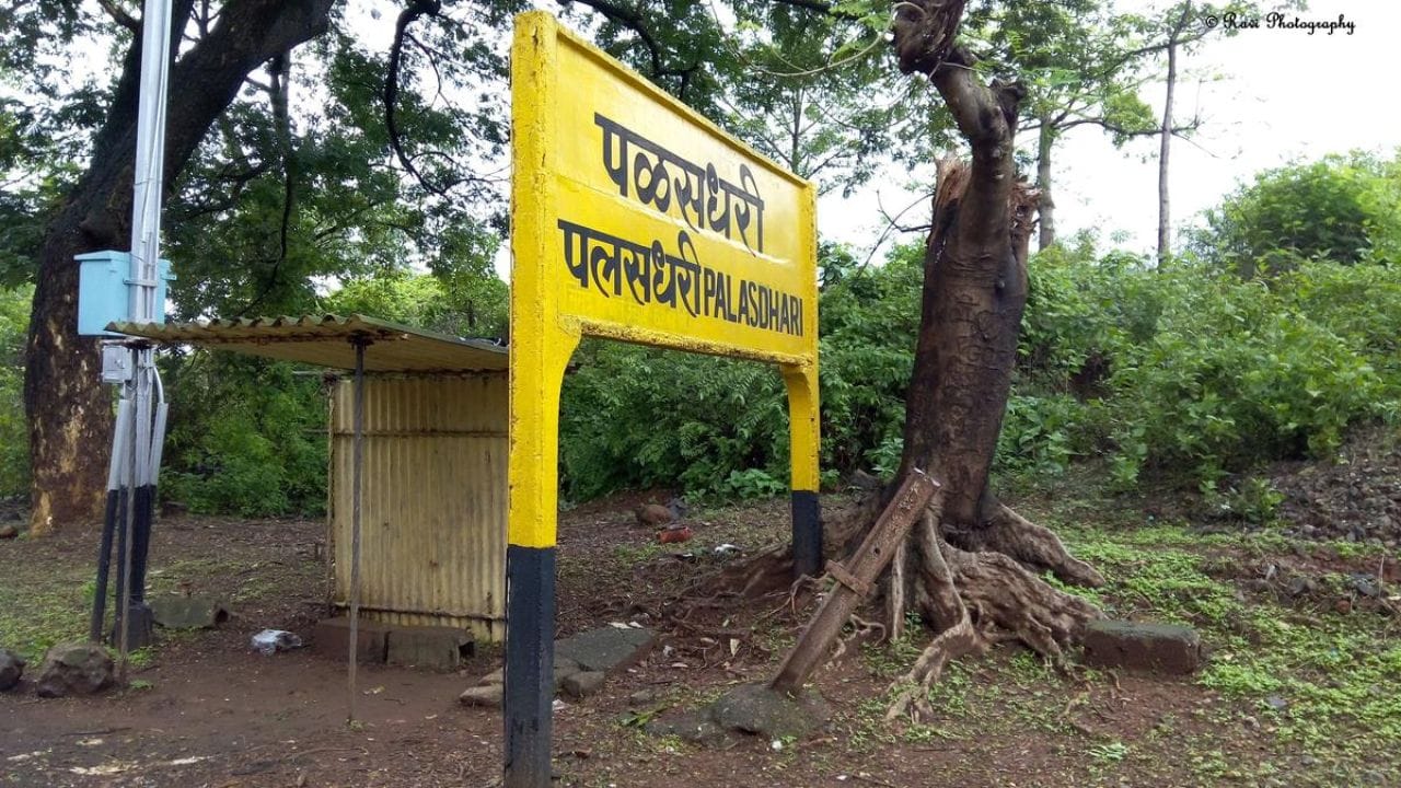 मध्य रेल्वेच्या कर्जत-खोपोली मार्गावर पळसधरी येते आणि कर्जतपासून सुमारे ७ किमी अंतरावर आहे. या ठिकाणी पावसात अनेक ग्रुप फिरायला जात असतात.