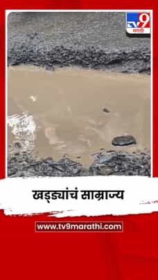 अंबिवली रेल्वे स्टेशनबाहेर खड्डे की डबके? महापौरांच्या अंगणातच खड्ड्यांचं साम्राज्य-1722154