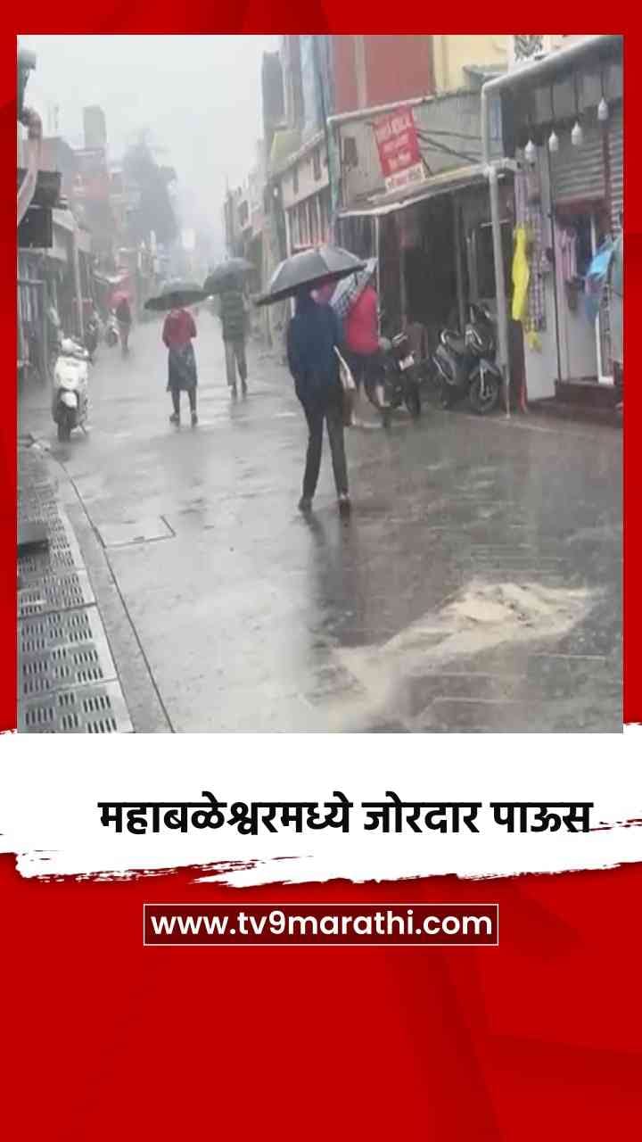 महाबळेश्वरमध्ये जोरदार पाऊस-1703292