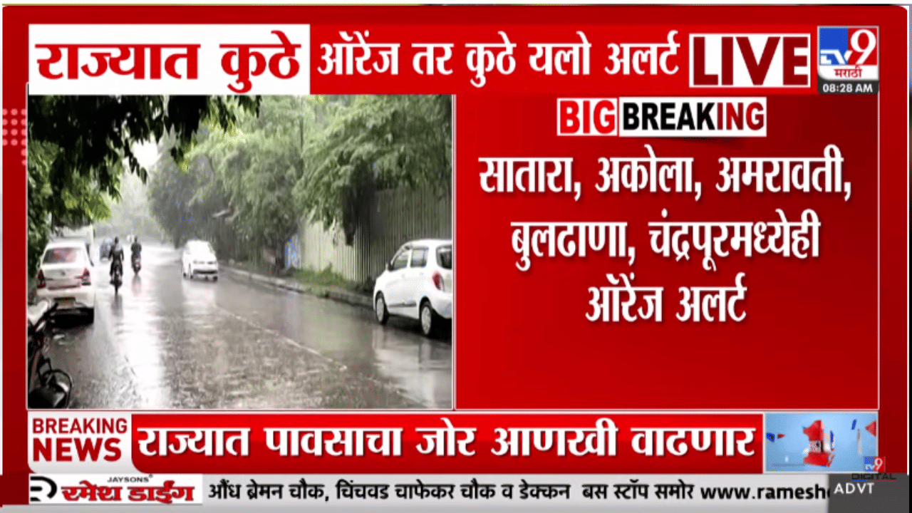 Latest Rain Update | 24 तास महत्त्वाचे रेड आणि ऑरेंज अलर्ट जारी… धो धो पाऊस कोसळणार; तुमच्या शहरात कोणता अलर्ट?