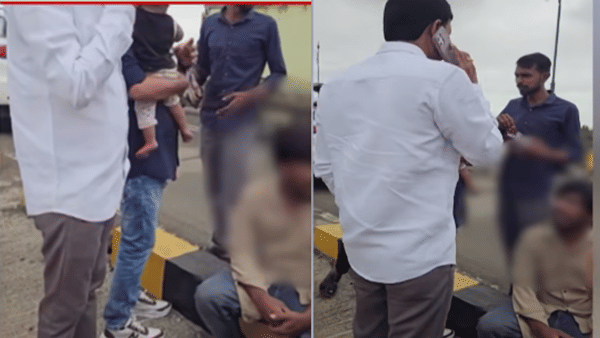 बाळाला घेऊन तो निघाला, टोकाचं पाऊल उचलणार पण…शिवसेनेच्या पदाधिकाऱ्यामुळे जीव वाचला; काय घडलं?
